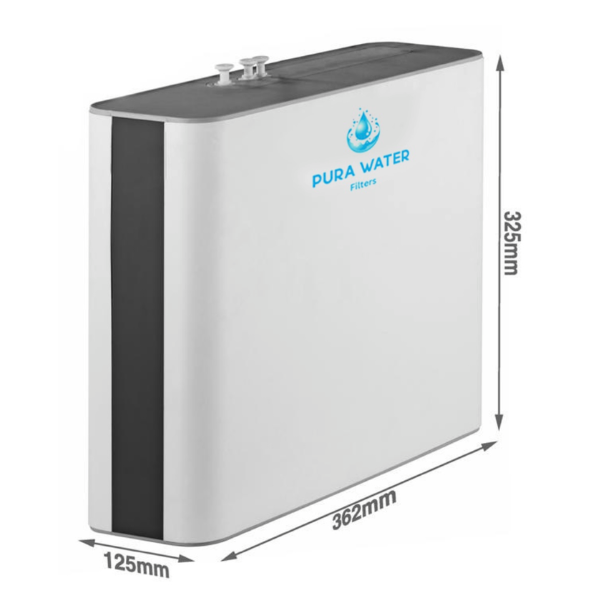 Under sink water filter with 3 way tap,  includes installation